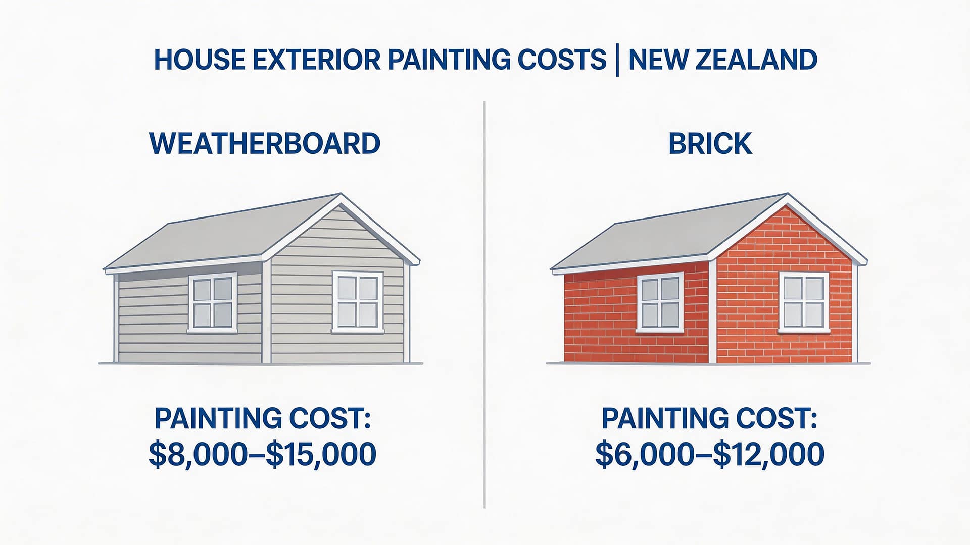 weatherboard vs brick painting cost nz comparison for exterior painting cost nz