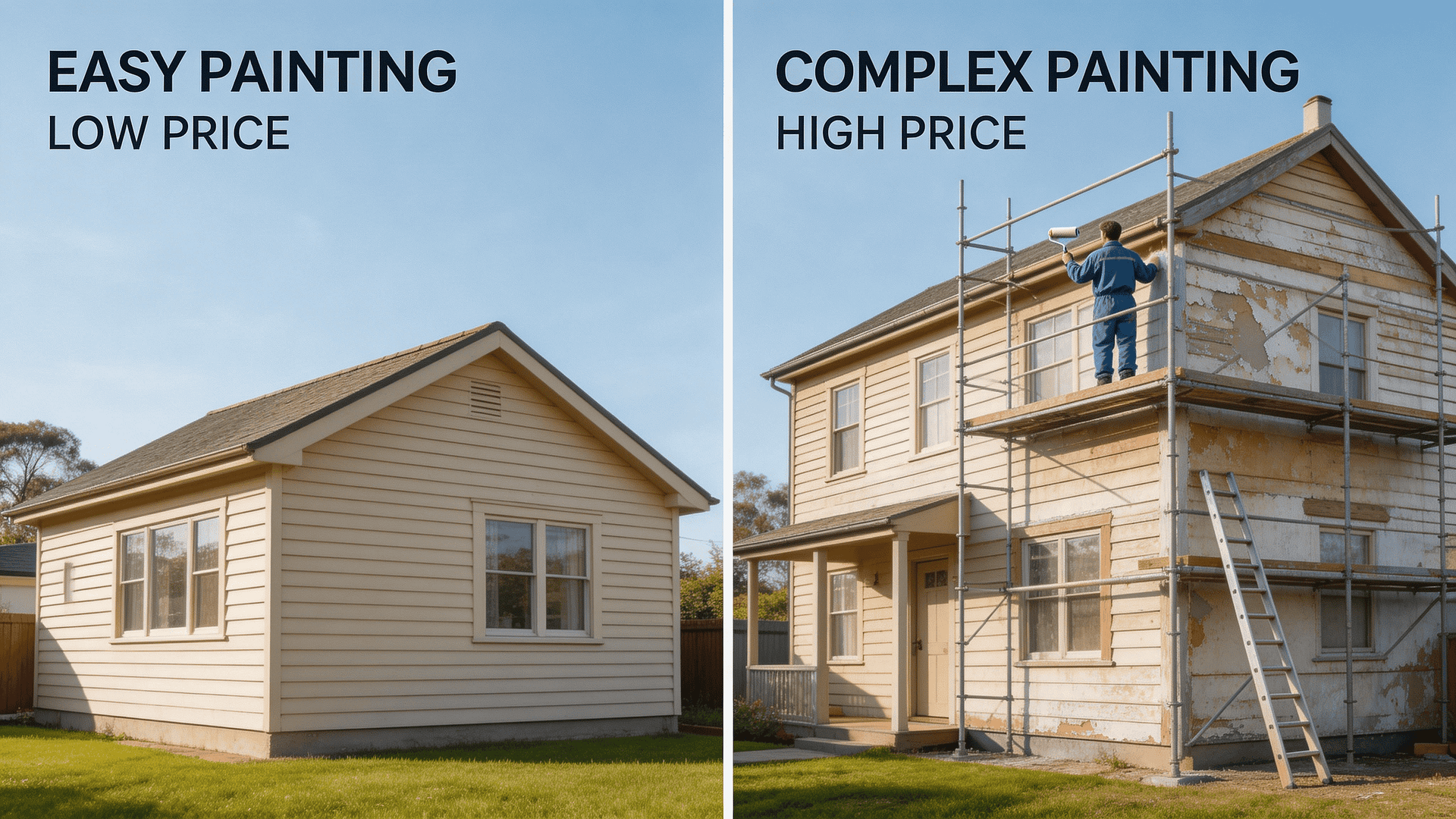 What affects house painting cost the most in New Zealand house painting comparison